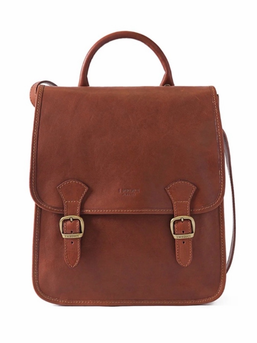 I Medici Firenzy LEATHER Vertical
Briefcase Messenger Bag
